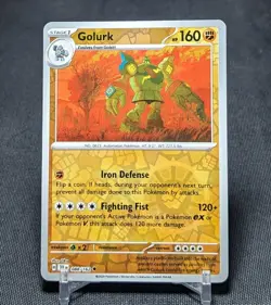 Golurk Uncommon Reverse Holo Fighting Temporal Forces Pokemon TCG Card 088/162 - Image 1