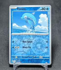 Finizen Common Reverse Holo Water Temporal Forces Pokemon TCG Card 048/162 - Image 1