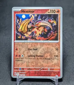 Heatmor Common Reverse Holo Fire Temporal Forces Pokemon TCG Card 031/162 - Image 1