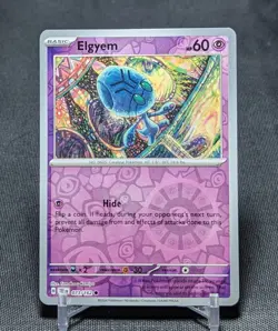 Elgyem Common Reverse Holo Psychic Temporal Forces Pokemon TCG Card 073/162 - Image 1