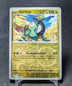 Cyclizar Rare Reverse Holo Dragon 2024 PALDEAN FATES Pokemon TCG Card 070/091 - Image 1