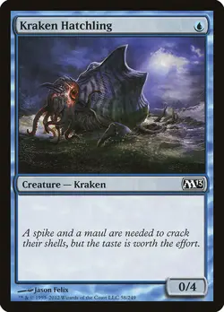 MTG - M13 - Kraken Hatchling - #058 - Near Mint - Image 1