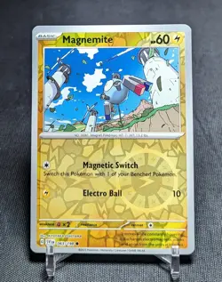Magnemite Common Reverse Holo Scarlet & Violet Base Set Pokemon TCG Card 063/198 - Image 1