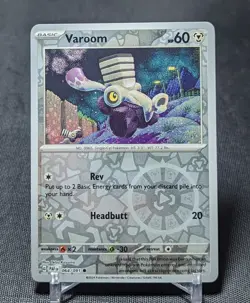 Varoom Common Reverse Holo Metal 2024 PALDEAN FATES Pokemon TCG Card 064/091 - Image 1