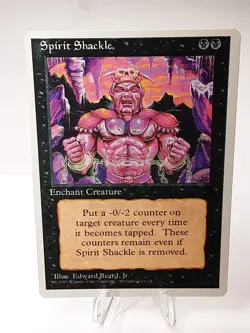 MTG - 4th Edition - Spirit Shackle - Uncommon - Near Mint - Image 1