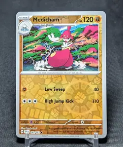 Medicham Common Reverse Holo Fighting Temporal Forces Pokemon TCG Card 083/162 - Image 1