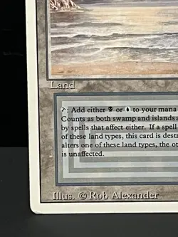 MTG x1 Underground Sea Dual Land Revised Rare (LP) - Image 5