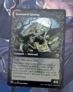MTG *SHOWCASE* Innistrad:Midnight Hunt Rare GRAVEYARD TRESPASSER NM - Image 2