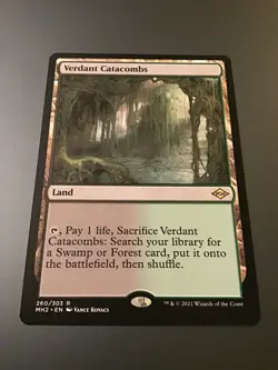 MTG Modern Horizons 2 #260 Verdant Catacombs NM - Image 1