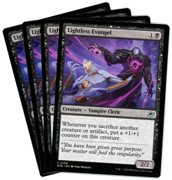 x4 Lightless Evangel - 0109 - Edge of Eternities - MTG - NM Ships Now - Image 1