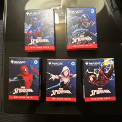 MtG Spider-Man Welcome Decks FULL SET SDCC 2025 - Image 1