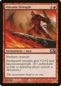MTG - M13 - Volcanic Strength - #155 - Lightly Played - Image 1