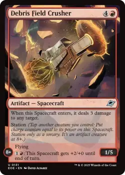 x4 NM (Playset) Foil Debris Field Crusher, MTG, Edge of Eternities, Magic, 131 - Image 1