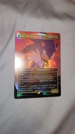 ON HAND ✨ Sonic the Hedgehog MTG Secret Lair x Sonic: Foil Edition 2087 ✨ - Image 2