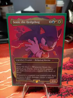 ON HAND ✨ Sonic the Hedgehog MTG Secret Lair x Sonic: Foil Edition 2087 ✨ - Image 1
