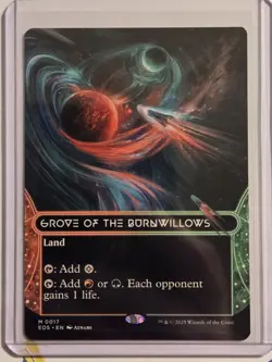 MTG - Grove Of The Burnwillows (Borderless) - Edge of Eternities NM 0017 - Image 1