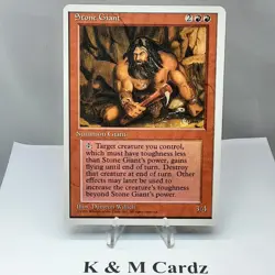 MTG - 4th Edition - Stone Giant - Uncommon - Lightly Played - Image 1