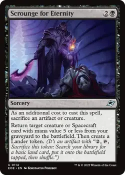 x4 NM (Playset) Scrounge for Eternity, MTG, Edge of Eternities, Magic, 114 - Image 1