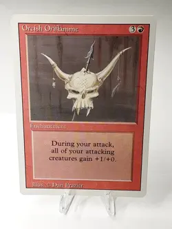 MTG - 3rd Edition - Revised - Orcish Oriflamme - Uncommon - LP+ NM - Image 1