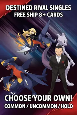 Destined Rivals Singles - Choose your Own! Common / Uncommon / Rare Pokemon TCG - Image 1