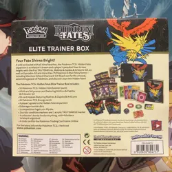 Pokemon TCG Hidden Fates Elite Trainer Box (ETB) New Factory Sealed - Image 2