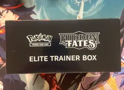 Pokemon TCG Hidden Fates Elite Trainer Box (ETB) New Factory Sealed - Image 3
