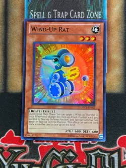 Yugioh Wind-Up Rat ORCS-EN023 Super Rare LP - Image 1