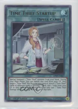 UR - Time Thief Startup 1st Ed. YuGiOh Ghosts From The Past #GFTP-EN067 uk2 - Image 1