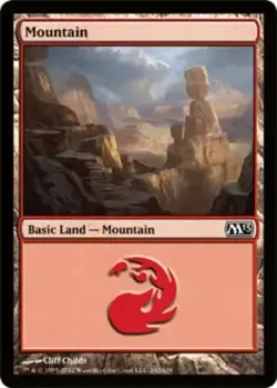MTG - M13 - Mountain - #242 - Near Mint - Image 1