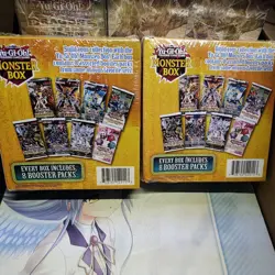 Yu-Gi-Oh! Monster Box 2023 Includes 8 Booster Packs Brand New & Sealed! Lot of 2 - Image 2