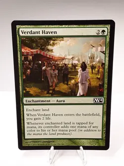 MTG - M14 - Verdant Haven - #206 - Lightly Played - Image 1