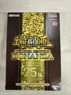 Yu-GI-Oh Quarter Century BONANZA Box Trading Card Game TCG - NEW Factory SEALED - Image 1
