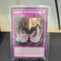 Near Mint Yugioh Songs of the Dominators - ALIN-EN078 - Secret Rare 1st Edition - Image 1