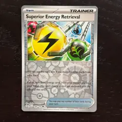 Superior Energy Retrieval 189/193 Pokemon Paldea Evolved SV Reverse Holo Card NM - Image 1