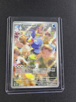 Pokemon TCG Cramorant Holo Illustration Rare Card 176/167 Twilight Masquerade NM - Image 1