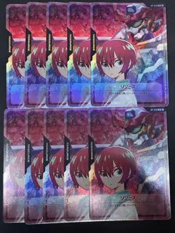 Set Of 10 Machu Zeke Ax Resource Card Gundam Game Promo - Image 1
