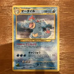Pokemon TCG Feraligatr Premium File PROMO No.160 1st Gen 1996-1999 LP - Image 1