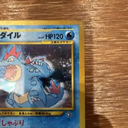 Pokemon TCG Feraligatr Premium File PROMO No.160 1st Gen 1996-1999 LP - Image 3
