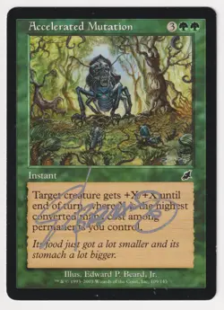 Signed Accelerated Mutation Proof MP Artist Edward P. Beard, Jr. MTG Magic AP! - Image 1