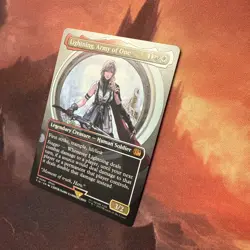 Lightning, Army of One (Borderless) 0320 (M) MTG Final Fantasy (FIN) (EN) - Image 2