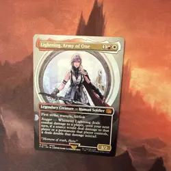 Lightning, Army of One (Borderless) 0320 (M) MTG Final Fantasy (FIN) (EN) - Image 5