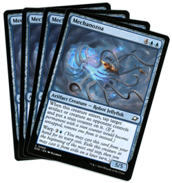x4 Mechanozoa - 0066 - Edge of Eternities - MTG - NM Ships Now - Image 1