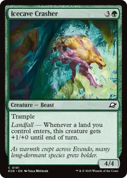 NM Icecave Crasher, MTG, Edge of Eternities, Magic the Gathering, 191 - Image 1