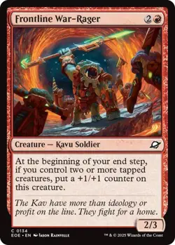 NM Frontline War-Rager, MTG, Edge of Eternities, Magic the Gathering, 134 - Image 1