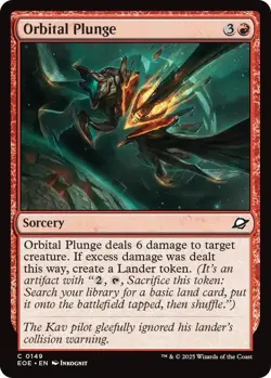 NM Orbital Plunge, MTG, Edge of Eternities, Magic the Gathering, 149 - Image 1