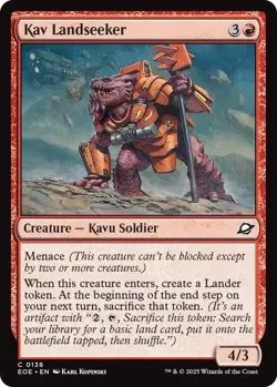 NM Kav Landseeker, MTG, Edge of Eternities, Magic the Gathering, 138 - Image 1