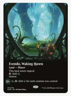 Evendo, Waking Haven (Borderless) Edge of Eternities Regular Mythic rare NEW Mtg - Image 1
