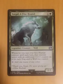 NM Torgal, A Fine Hound (MTG Final Fantasy, Green Uncommon) - Image 1