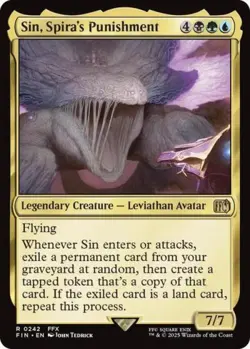 Sin, Spira's Punishment - Near Mint MTG Universes Beyond: FINAL FANTASY - Image 1