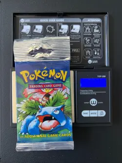 CLASSIC! WOTC Sealed 1999 VINTAGE Pokemon BASE Set TCG Booster Pack. VENUSAUR! - Image 2